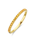 14K Geelgoud Ring Met Geboortesteen Citrien November 4028599 - PansiteNederland.nl