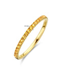 14K Geelgoud Ring Met Geboortesteen Citrien November 4028599 - PansiteNederland.nl