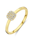 14K Geelgoud Ring Diamant 0.12Ct H Si 4028669 - PansiteNederland.nl