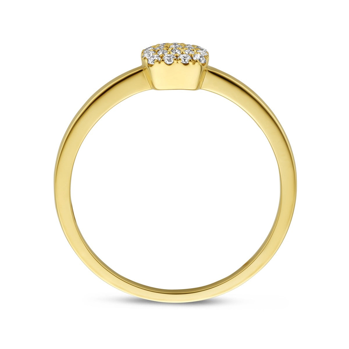 Fantasy Collection Ring diamant 14K geelgoud