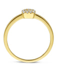 14K Geelgoud Ring Diamant 0.12Ct H Si 4028669 - PansiteNederland.nl