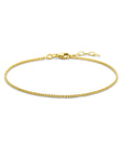 14K Geelgoud Armband Venetiaans 1,3 Mm 19 + 2 Cm (Heren Lengte) 4028676 - PansiteNederland.nl