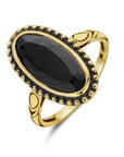 14K Geelgoud Ring Onyx 4028683 - PansiteNederland.nl