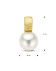 14K geelgoud hanger parel gescratcht 4028699 - PansiteNederland.nl