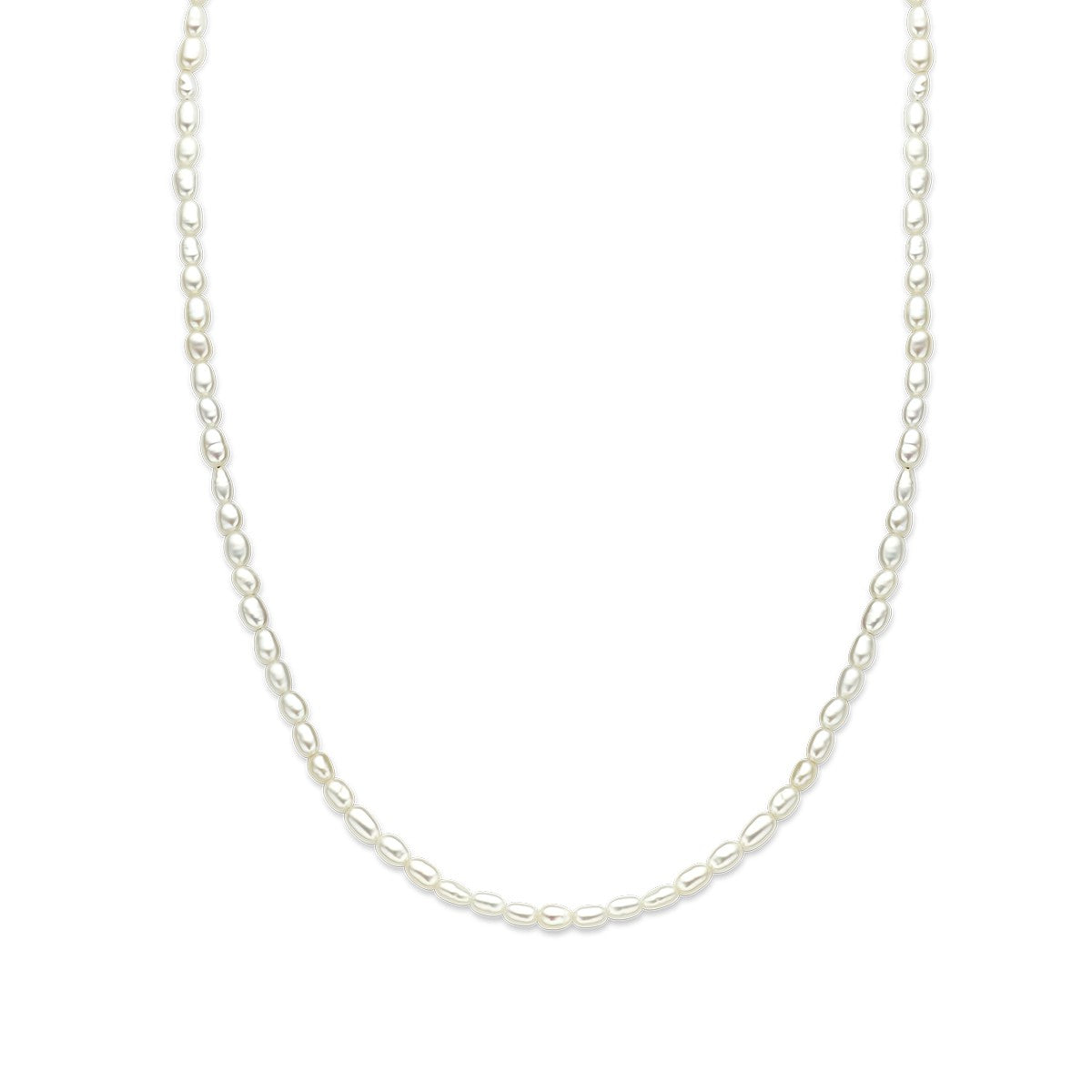 Fantasy Collection Collier parels 3,2 mm 40 + 5 cm 14K geelgoud