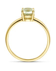 14K Geelgoud Ring Groen Amethist 4028726 - PansiteNederland.nl