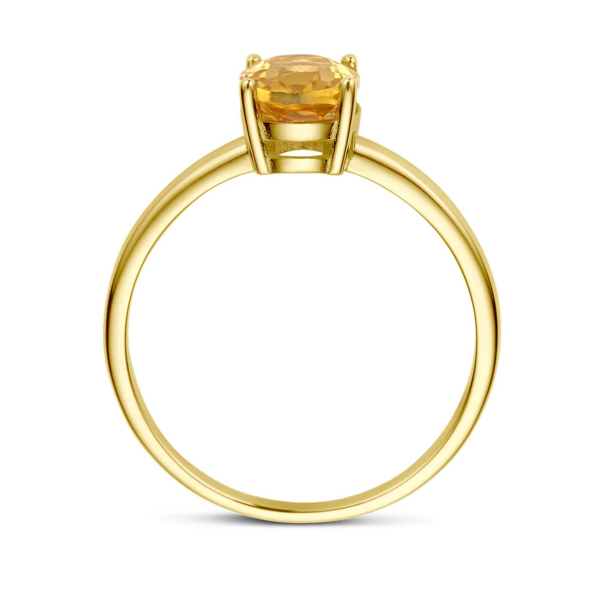 Fantasy Collection Ring citrien 14K geelgoud