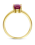 14K Geelgoud Ring Robijn 4028756 - PansiteNederland.nl