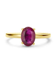 14K Geelgoud Ring Robijn 4028756 - PansiteNederland.nl