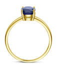 14K Geelgoud Ring Saffier 4028764 - PansiteNederland.nl
