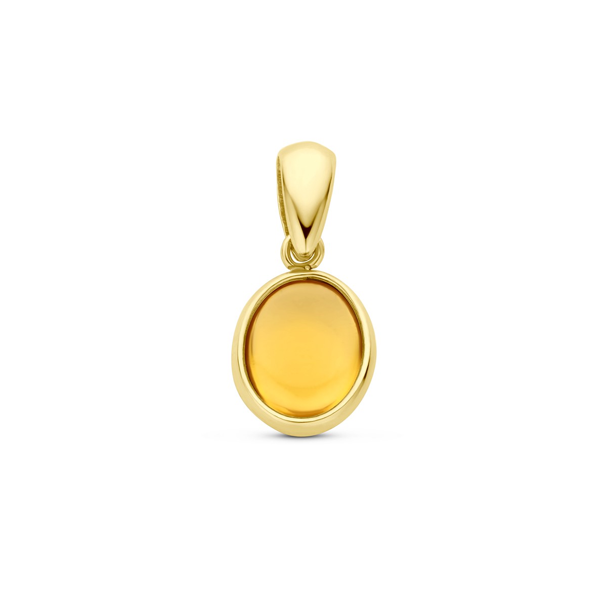 Fantasy Collection Hanger citrien 14K geelgoud
