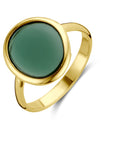 14K Geelgoud Ring Groen Toermalijn Kwarts 4028804 - PansiteNederland.nl