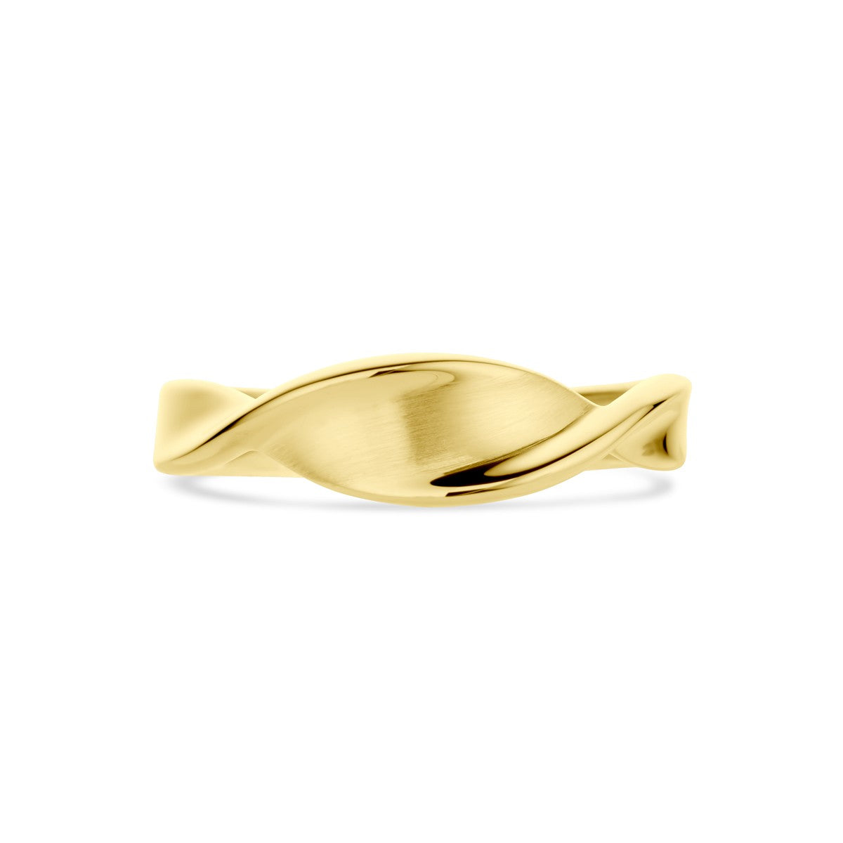 Fantasy Collection Ring poli/mat 14K geelgoud