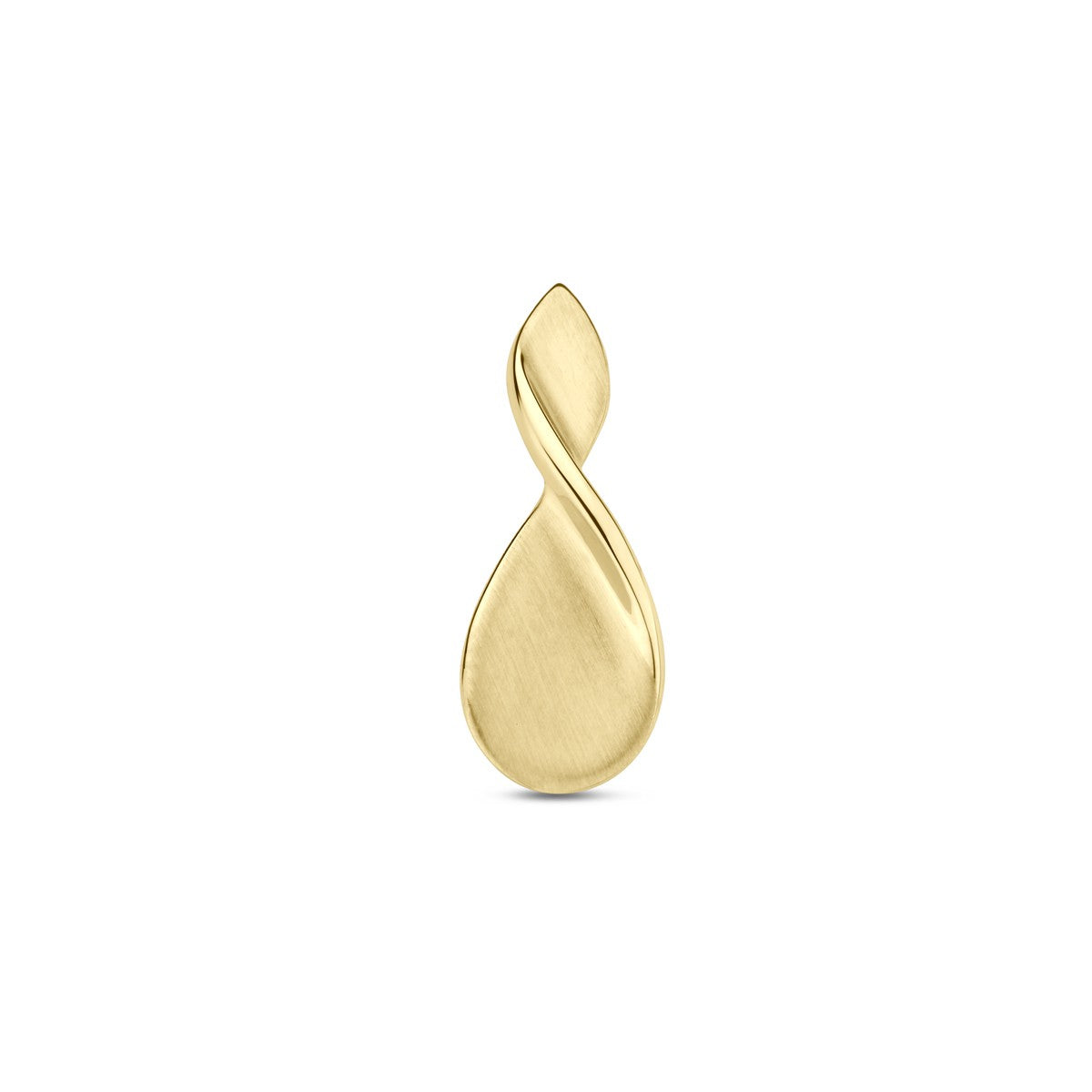Fantasy Collection Hanger poli/mat 14K geelgoud