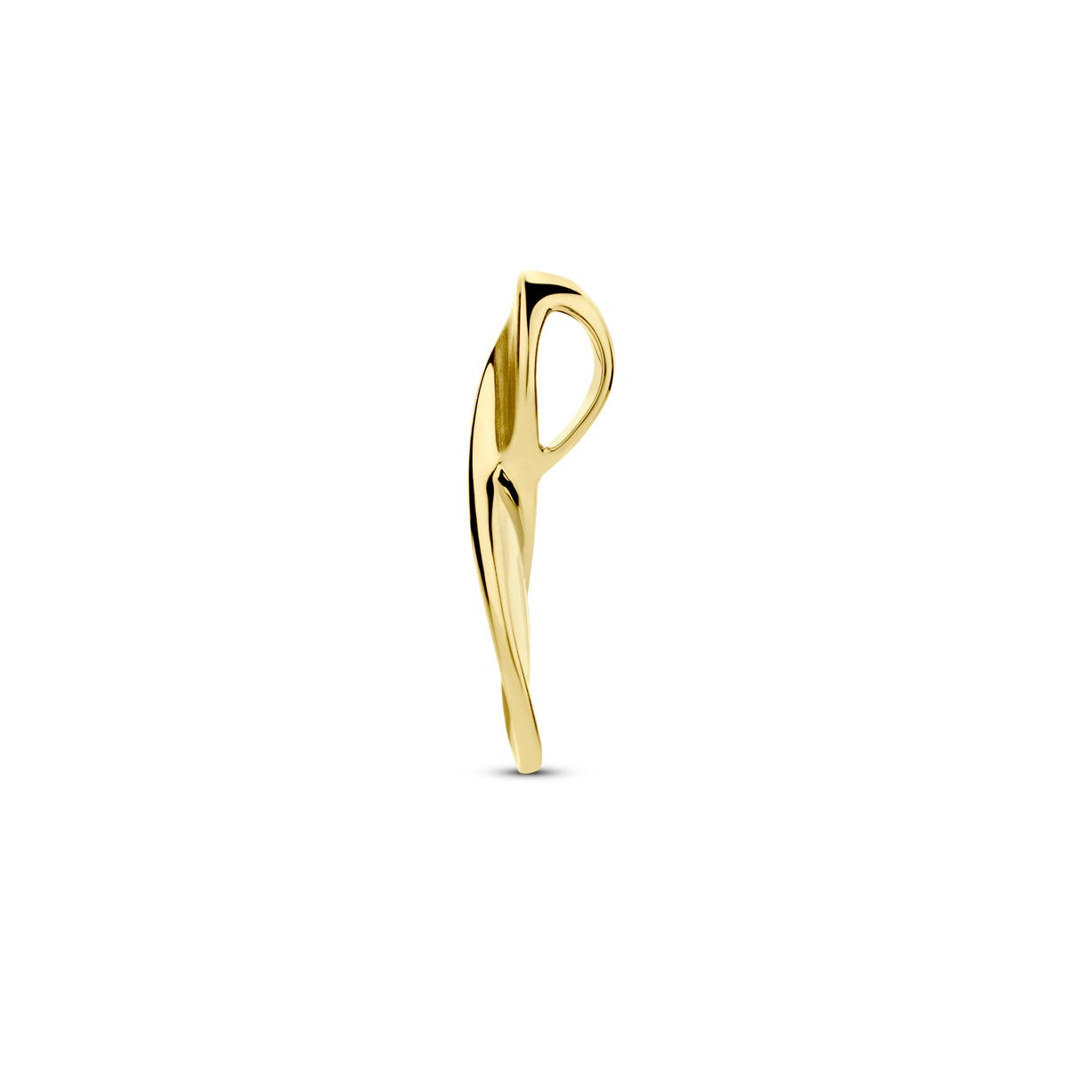 Fantasy Collection Hanger poli/mat 14K geelgoud