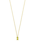 14K geelgoud collier peridot 41 - 43 - 45 cm 4028872 - PansiteNederland.nl