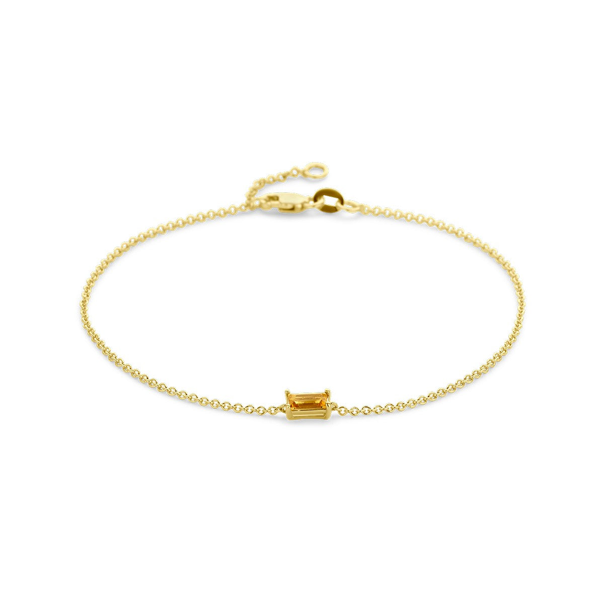Fantasy Collection Armband anker citrien 14K geelgoud