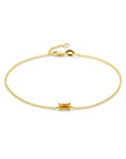14K Geelgoud Armband Citrien 16,5 - 18 Cm 4028873 - PansiteNederland.nl