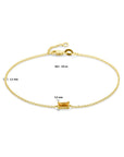 14K Geelgoud Armband Citrien 16,5 - 18 Cm 4028873 - PansiteNederland.nl