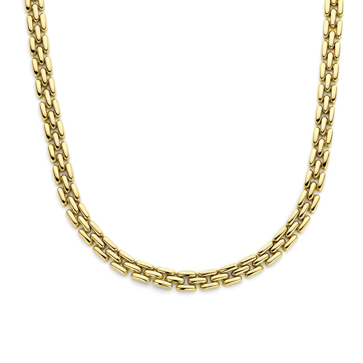 Fantasy Collection Collier panter 6,5 mm 44 cm 14K geelgoud