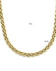 14K geelgoud collier panter 6,5 mm 44 cm 4028893 - PansiteNederland.nl