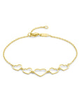 14K Geelgoud Armband Hartjes 16 - 18 Cm 4028936 - PansiteNederland.nl