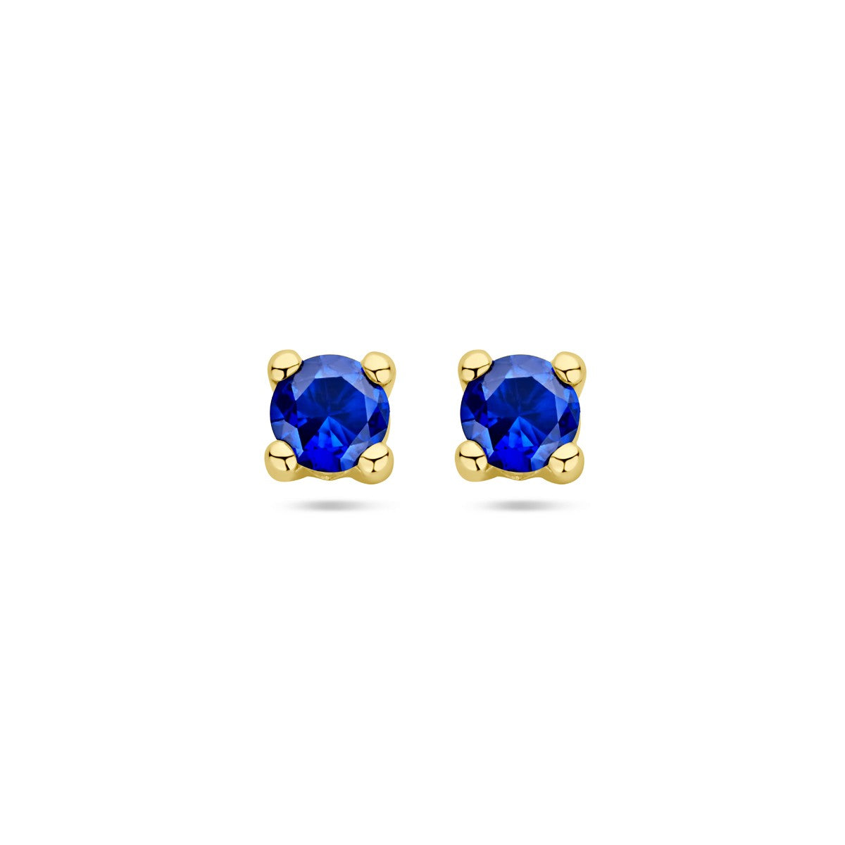 Fantasy Collection Oorbellen synth. saffier 14K geelgoud - PSN4028952