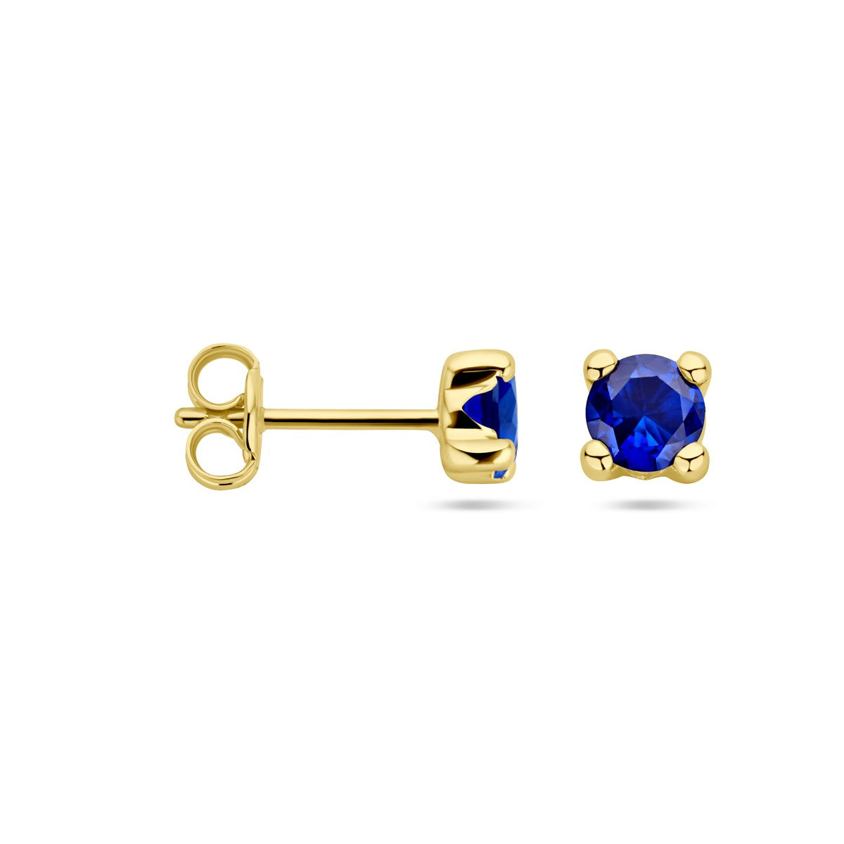 Fantasy Collection Oorbellen synth. saffier 14K geelgoud - PSN4028952