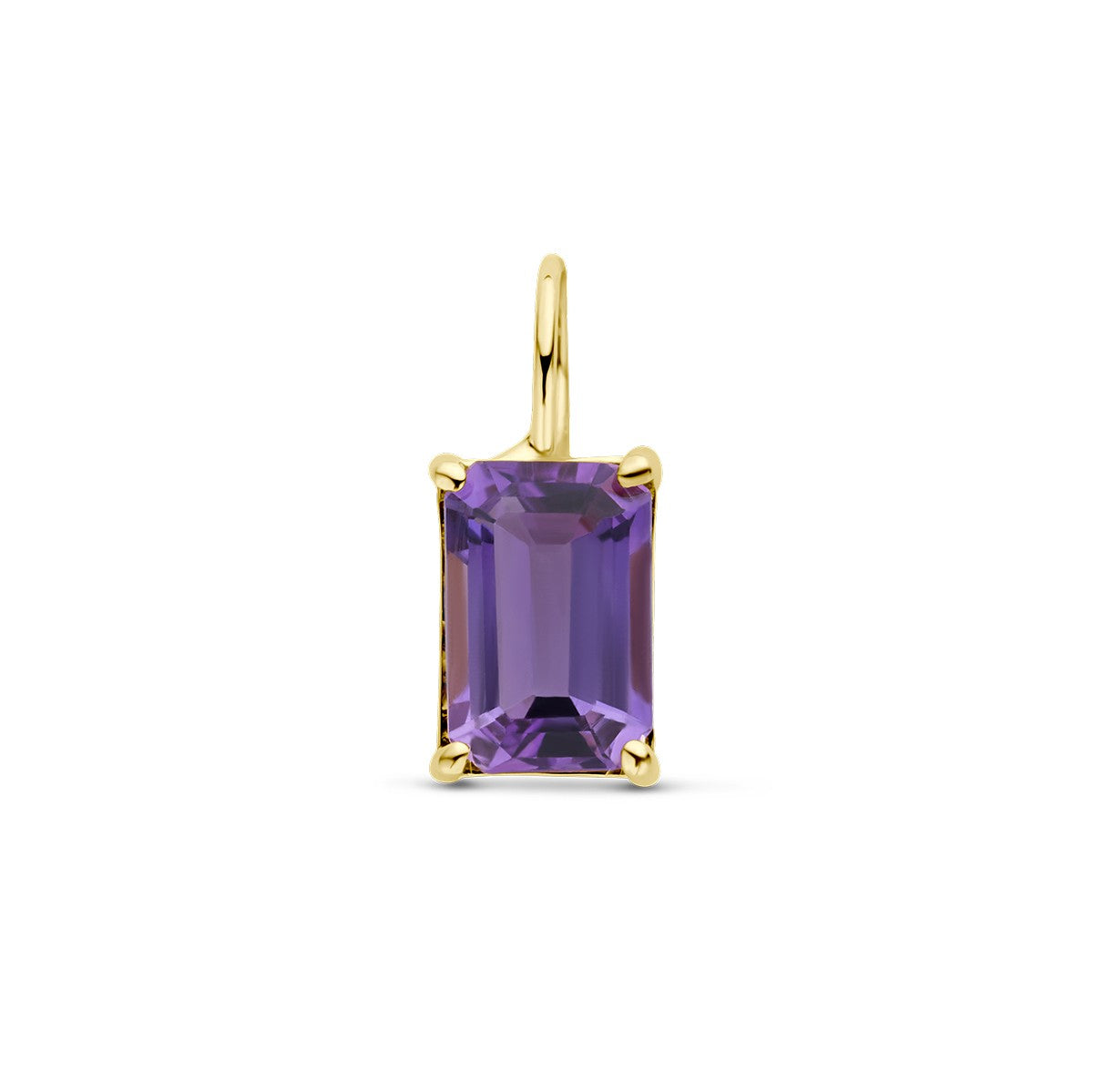 Fantasy Collection Hanger amethist 14K geelgoud