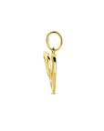 14K geelgoud hanger hartje zirkonia 4028991 - PansiteNederland.nl