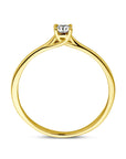 14K Geelgoud Aanzoeksring Diamant 0.10Ct H Si 4029107 - PansiteNederland.nl