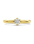 14K Geelgoud Aanzoeksring Diamant 0.20Ct H Si 4029123 - PansiteNederland.nl