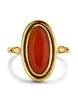 14K Geelgoud Vintage Ring Carneool 4029270 - PansiteNederland.nl
