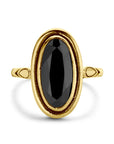 14K Geelgoud Vintage Ring Onyx 4029282 - PansiteNederland.nl