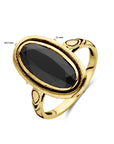 14K Geelgoud Vintage Ring Onyx 4029282 - PansiteNederland.nl