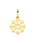 14K geelgoud hanger sneeuwvlok 4029315 - PansiteNederland.nl