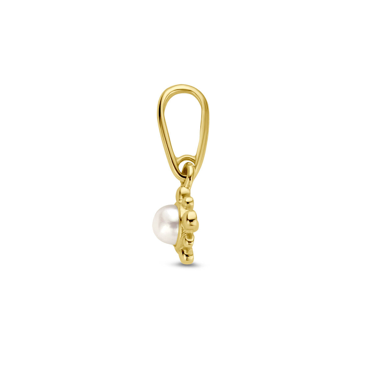 Fantasy Collection Hanger bloem parel 11 mm 14K geelgoud