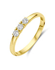 14K Geelgoud Ring Met Zirkonia 4029772 - PansiteNederland.nl