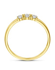 14K Geelgoud Ring Met Zirkonia 4029772 - PansiteNederland.nl