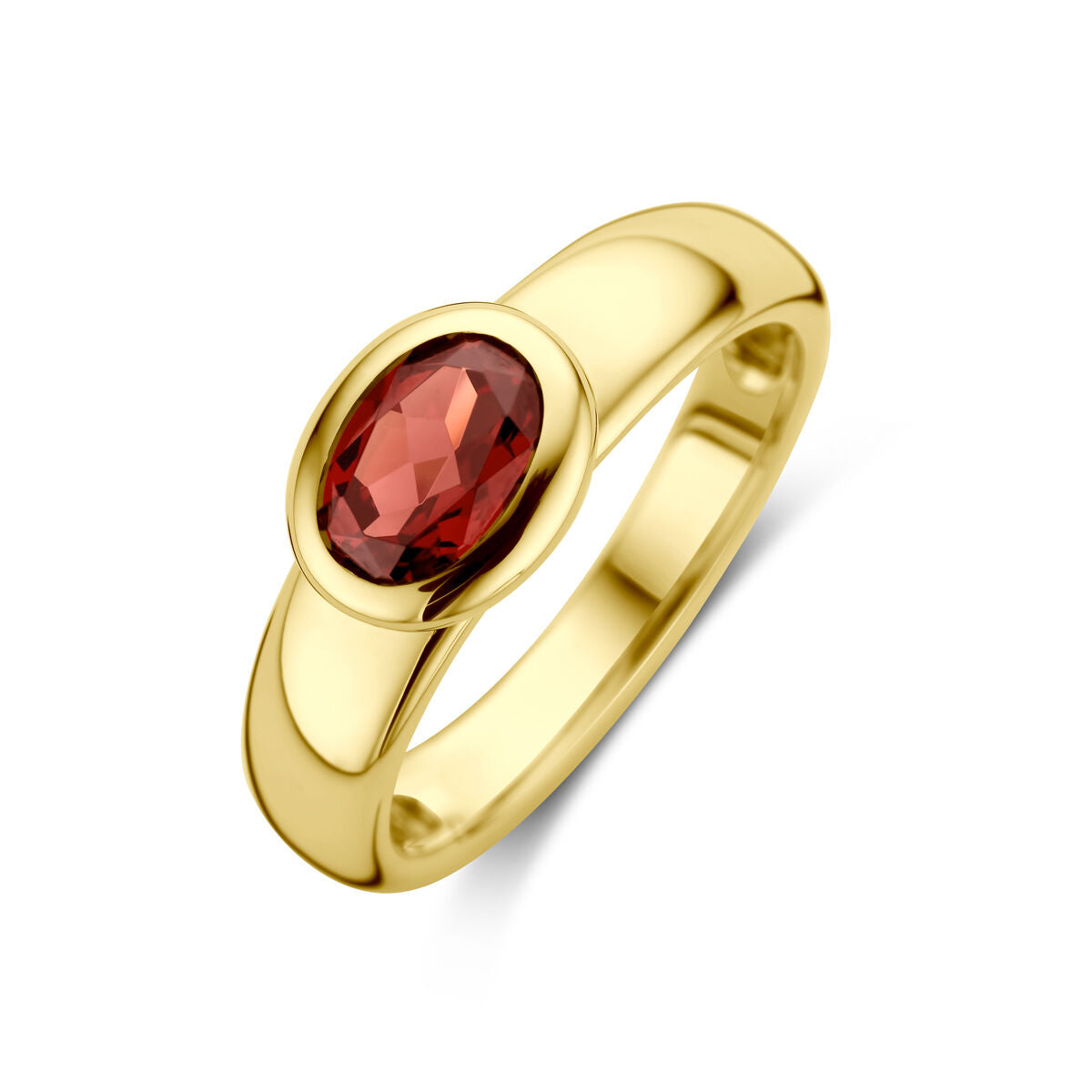 Fantasy Collection Ring granaat 14K geelgoud