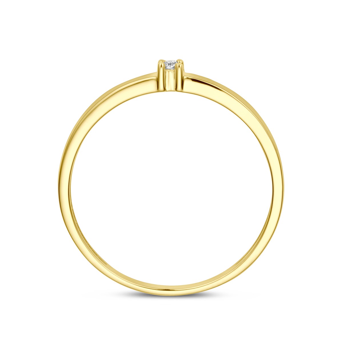 Ring diamant 0.02ct h p1 14K geelgoud 2 mm – 4030402