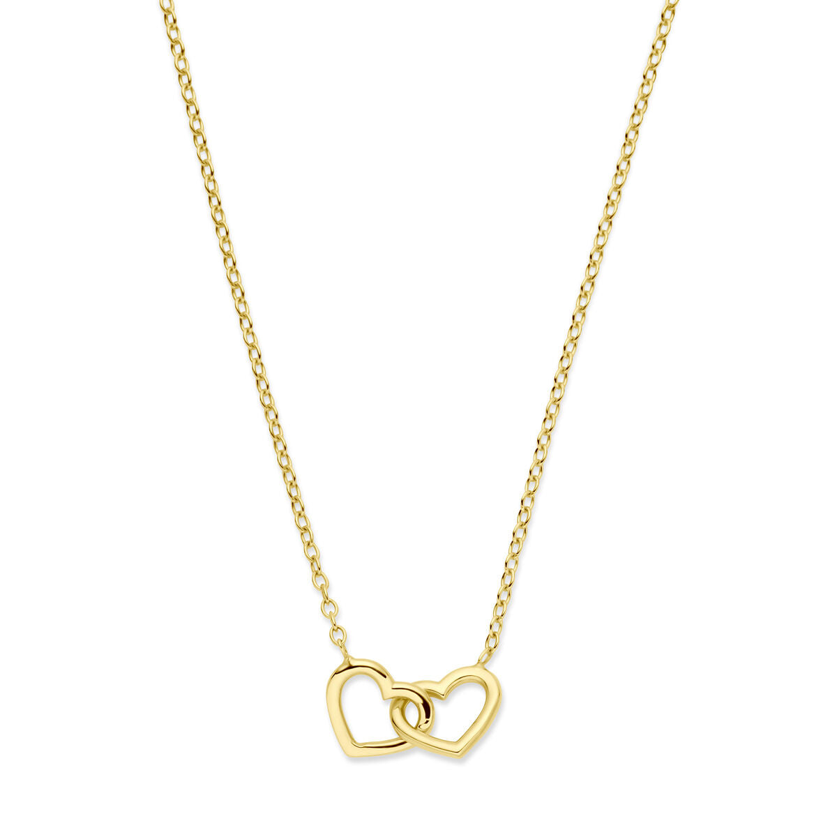 Fantasy Collection Collier hartjes 40 - 42 - 44 cm 14K geelgoud