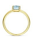 14K Geelgoud Ring Topaas 4030547 - PansiteNederland.nl