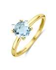 14K Geelgoud Ring Topaas 4030547 - PansiteNederland.nl