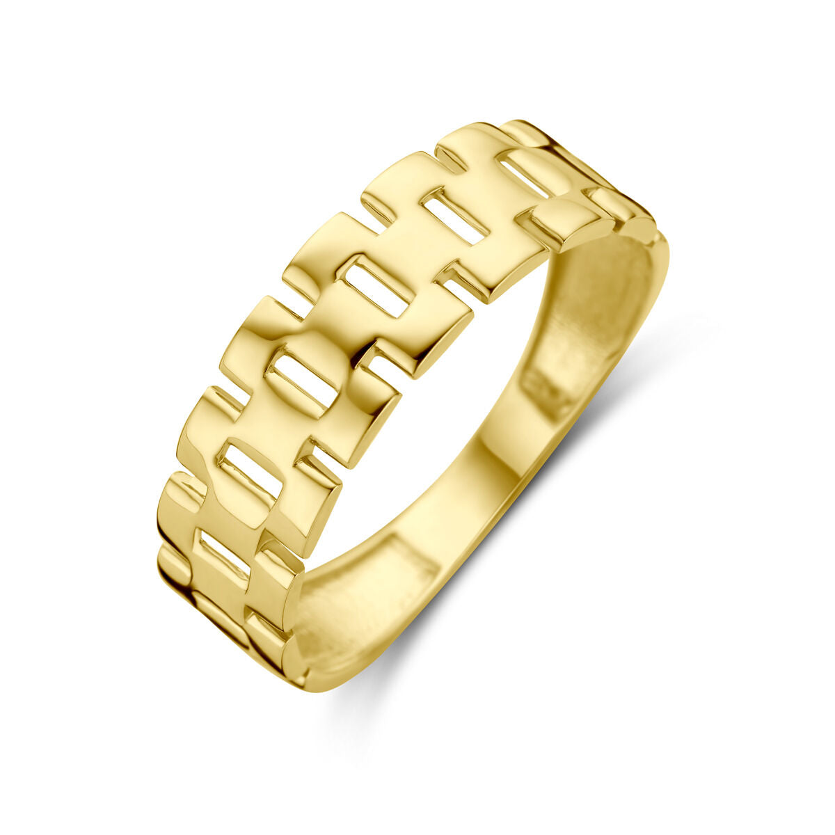 Fantasy Collection Ring schakel 14K geelgoud