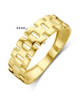 14K Geelgoud Ring Schakel 4030878 - PansiteNederland.nl