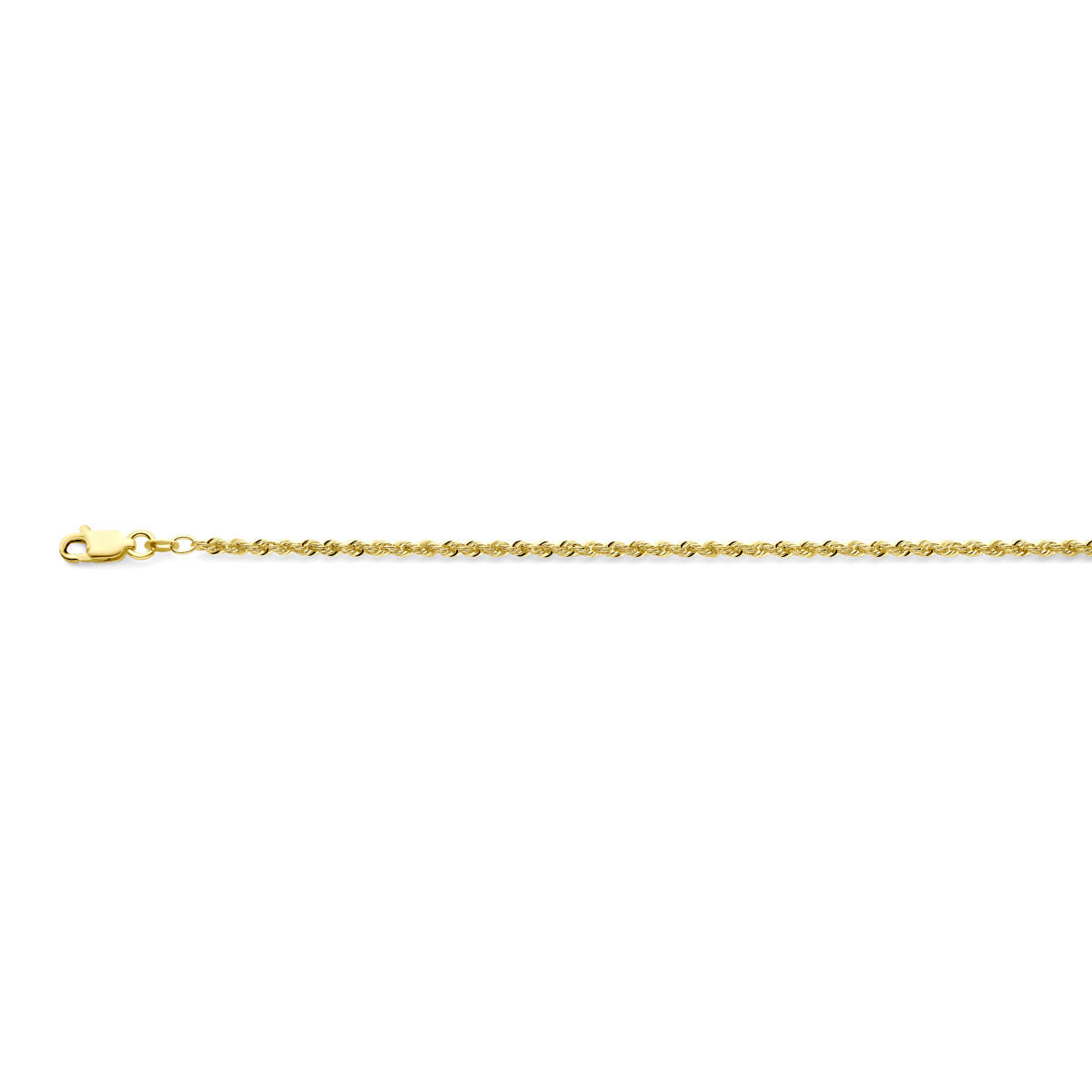 Fantasy Collection Armband koord 2,2 mm massief 14K geelgoud