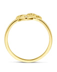 14K Geelgoud Ring Hartjes En Met Zirkonia 4031064 - PansiteNederland.nl