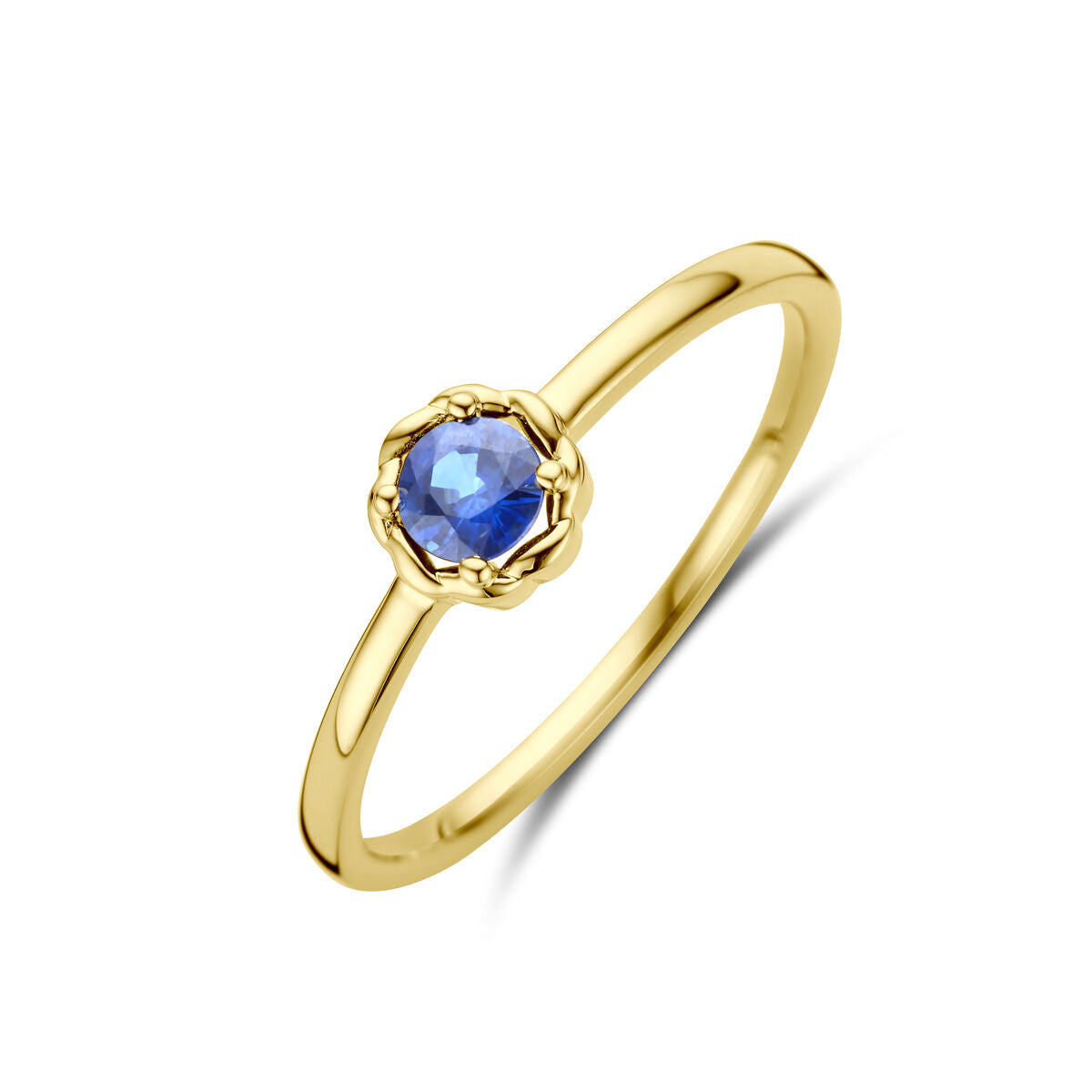 Fantasy Collection Ring saffier 14K geelgoud