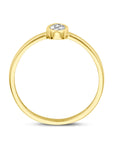 14K Geelgoud Ring Met Zirkonia 4031515 - PansiteNederland.nl